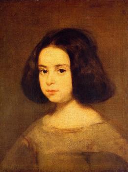 疊戈 羅德裡格斯 德 蓆爾瓦 委拉斯貴支 Portrait of a Little Girl 疊戈 羅德裡格斯 德 蓆爾瓦 委拉斯貴支 Portrait of a Little Girl